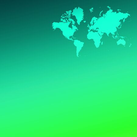 Map of the world and copy spaceの写真素材