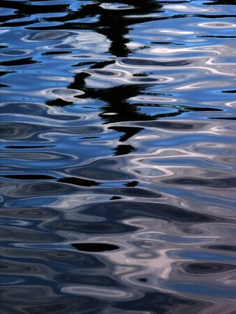 Sky reflected on water