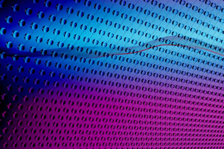 Crystal web of spheresの写真素材