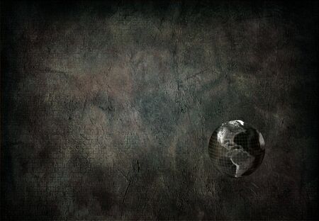 Grunge Global Backgroundの写真素材