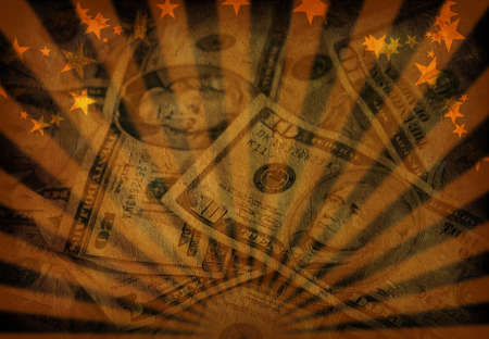 Money Grungeの写真素材