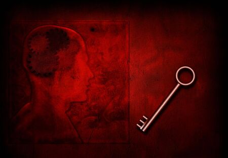 Key to mindの写真素材
