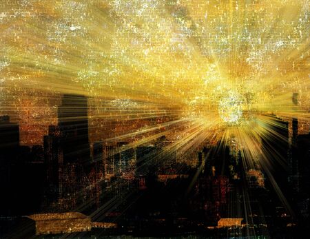 Grunge Cityの写真素材