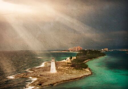 Tropical Lighthouseの写真素材