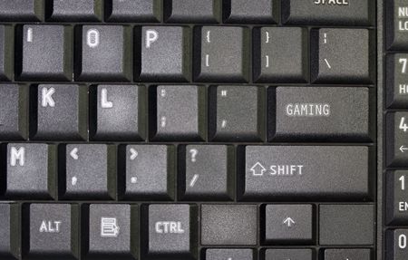 Keyboard with text Gaming
