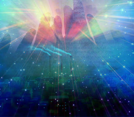 abstract lightの写真素材