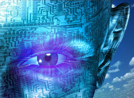 Technology Humanの写真素材