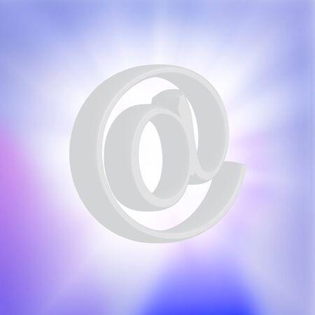 Email AT Symbol の写真素材