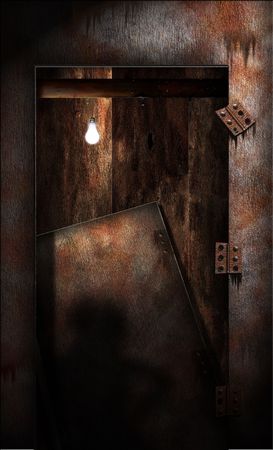 Grungy Decaying Doorwayの写真素材