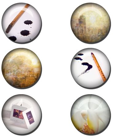 Art Web Buttonsの写真素材