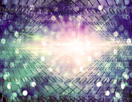 Binary Abstractの写真素材