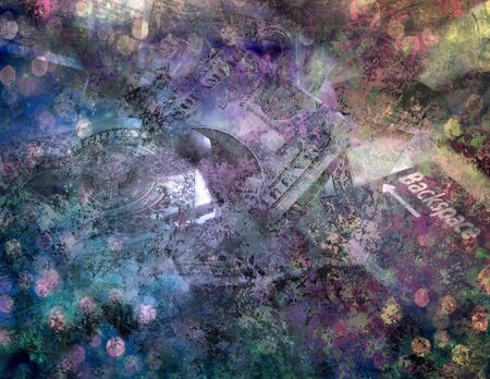 Cash Paintingの写真素材