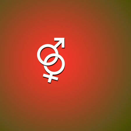 Male and Female Symbolsのeditorial素材