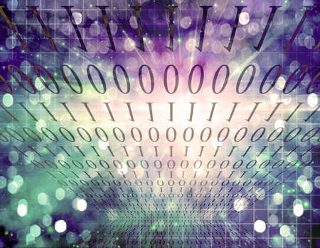 Binary Abstractの写真素材