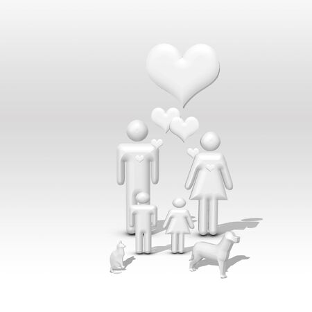 Family Loveの写真素材