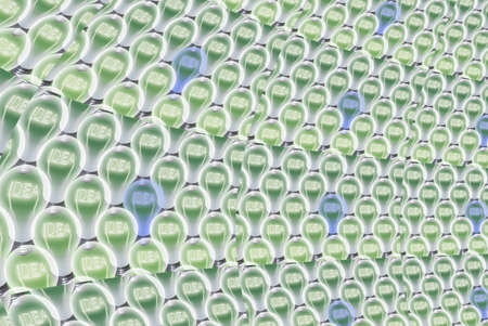 Idea Bulb Abstractの写真素材