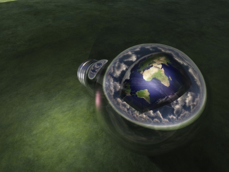 Earth Bulbの写真素材