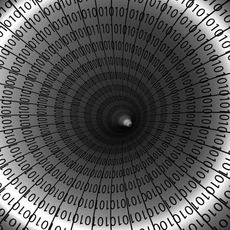 Binary Tunnelの写真素材