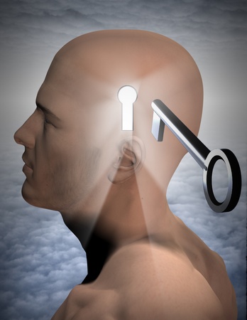 Key to mindの写真素材