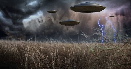 Aliens Invadeの写真素材