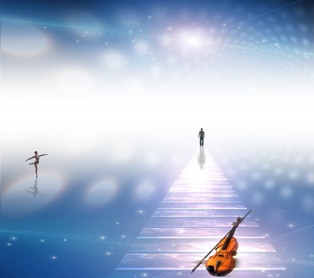 Musical Pathの写真素材