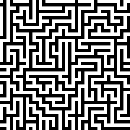 Seamlessly repeatable Mazeの写真素材