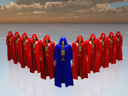 Elite robot militay squadの写真素材