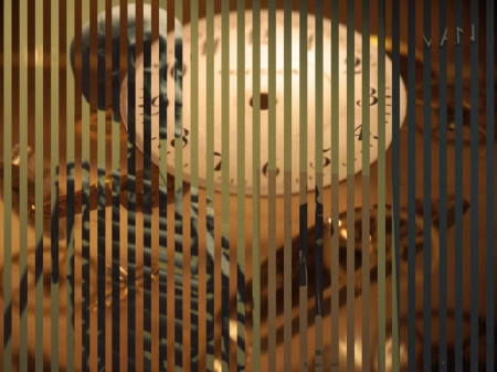 Time and skeltal figure abstractionの写真素材