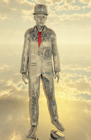 Silver Manの写真素材