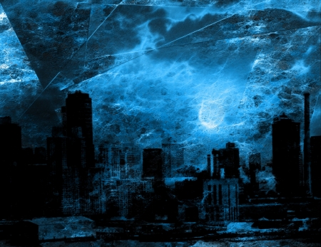 NYC Waterfront Abstractionの写真素材
