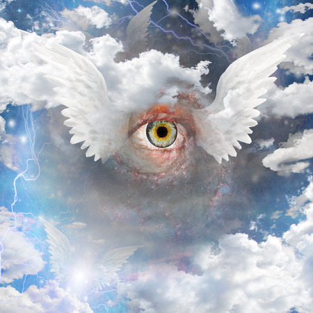 Winged Eyeの写真素材