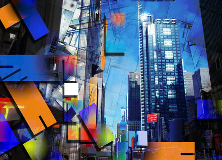 City Architecture Artworkの写真素材