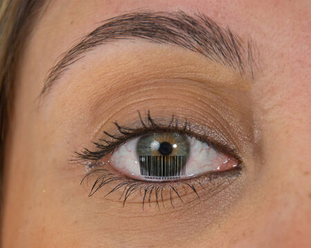 Eye Barcodeの写真素材