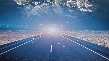 Light on roadway