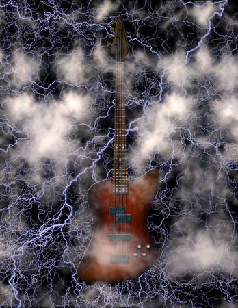 Electric Bass Guitarの写真素材