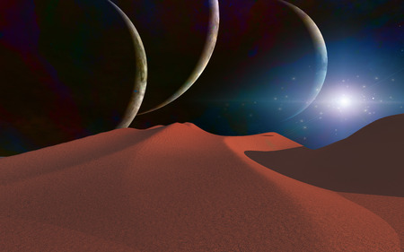 Space landscape