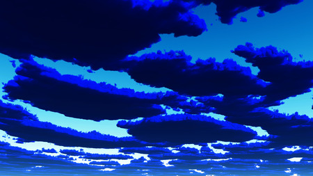 Deep Blue Clouds