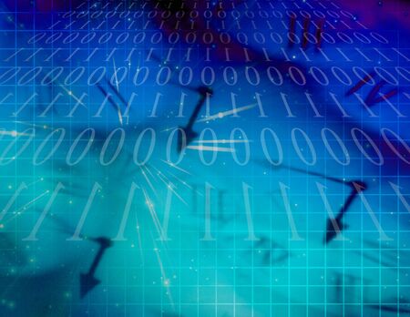 time binary abstractの写真素材