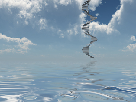 Spiral stairway to heaven.の写真素材