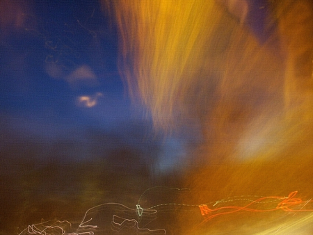 Colorful abstract composition. Polar Lights
