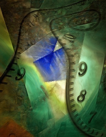 Vivid abstraction. Spiral of time.の写真素材