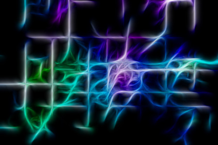 Geometric Abstract. Colorful lightの写真素材