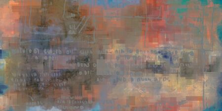 Modern digital abstract painting
