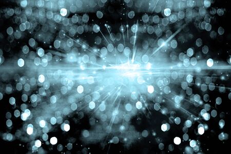 Abstract Light. Bokeh. Artwork for creative graphic design. 3D rendering