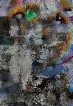 Abstract words. Image composed entirely of textの写真素材