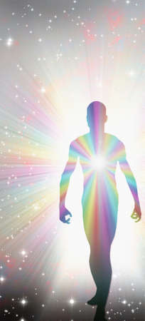 Human Soul or Spirit. 3D renderingの写真素材