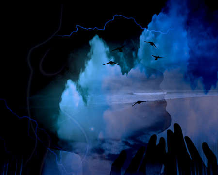 Hopes and prays. 3D rendering