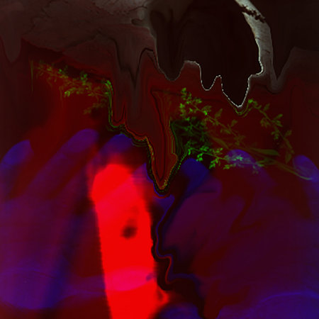Terrible abstract art. 3D rendering