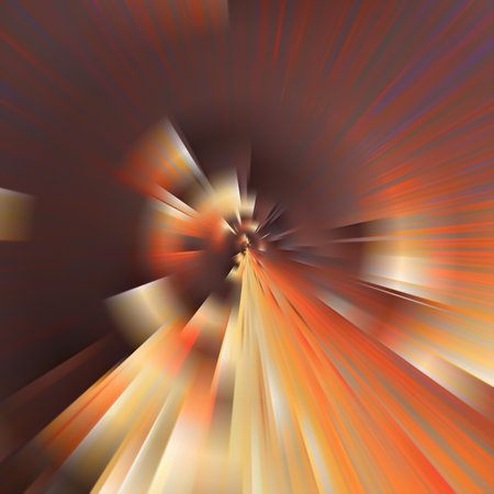 Abstract sun rays. Modern art