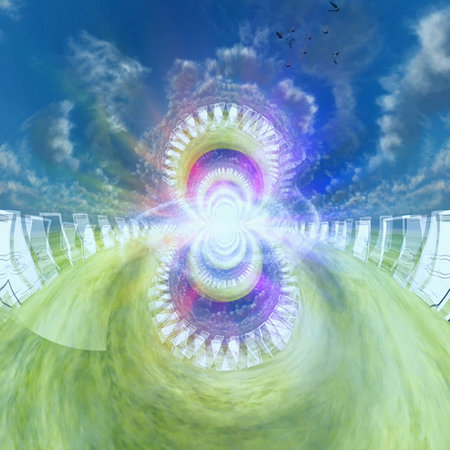 Doors to fractal dimension and birds flying in the sky